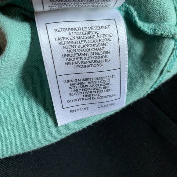 Disney Land - Jade green Short puffed sleeves Mickey Mini Mousse t-shirt - small - Picture 11 of 11